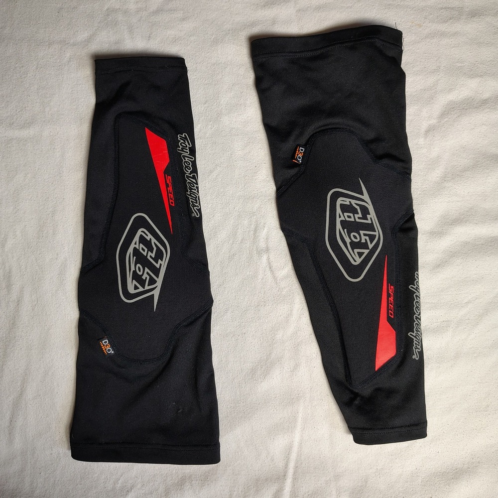 Troy Lee Designs Mens Speed Elbow Sleeves XL/XXL Black D3O Protective MTB Gear